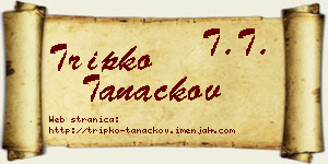 Tripko Tanackov vizit kartica